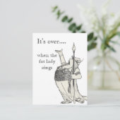 Carte Postale Quand la grande dame chante (Debout devant)