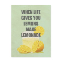 Quand la vie vous donne des citrons, faites des ci