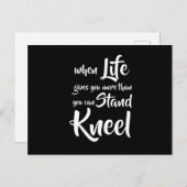 Carte Postale Quand La Vie Vous Donne Plus Que Vous Pouvez Vous  (Devant / Derrière)