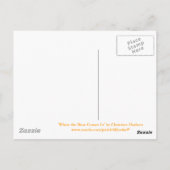 Carte postale 'Quand le bateau arrive' (Dos)