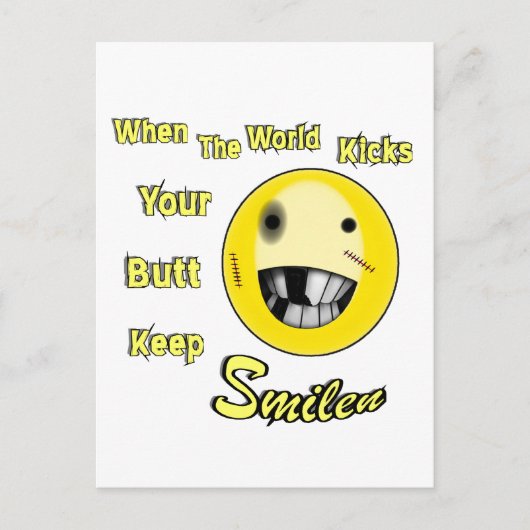 Carte Postale Quand le monde (Devant)