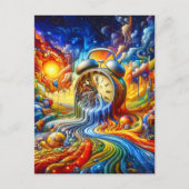 Carte Postale Quand le temps s'éloigne (Devant)