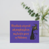 Carte Postale Quand les chats noirs se balancent (Debout devant)