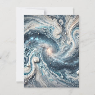 Carte Postale Quand les étoiles obtiennent l'art