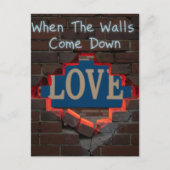 Carte Postale Quand Les Murs Tombent (Devant)