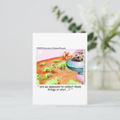 Carte Postale Quand Les Vaches Dirigent L'Espace Drôle Dons Tee  (Debout devant)