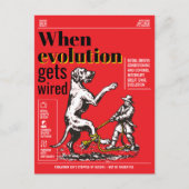 Carte Postale Quand l'évolution est câblée, les Grands Danois so (Devant)