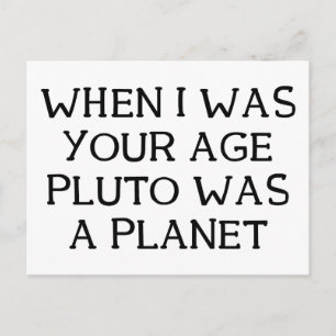 Carte Postale Quand Pluto