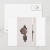 Carte Postale Quand une porte ferme une autre s'ouvre (Devant / Derrière)