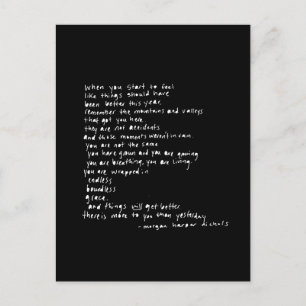 Carte Postale quand vous commencez à sentir que les choses devra