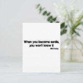 Carte Postale Quand vous êtes un client (Debout devant)