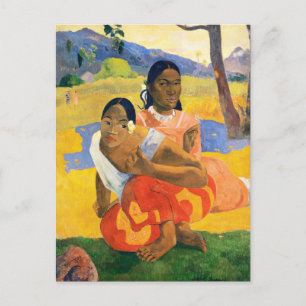 Carte Postale Quand vous marierez-vous ? Paul Gauguin