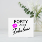 Carte Postale Quarante Et Fabuleux (Debout devant)