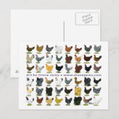 Carte Postale Quarante-huit Hen Promo (Devant / Derrière)