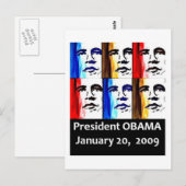 Carte Postale quarante-quatrième INAUGURATION HISTORIQUE de (Devant / Derrière)