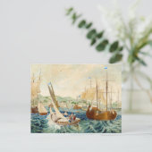 Carte Postale Quarantine, Staten Island 1833 (Debout devant)