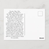 Carte Postale Quarantine, Staten Island 1833 (Dos)