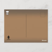 Carte Postale QUARANTINE TROLL FUNNY ISOLATION par Jetpackcorps (Dos)