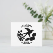 Carte Postale Quart de dollar de l'Oklahoma (Debout devant)