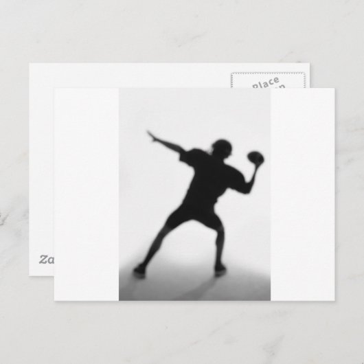 CARTE POSTALE QUARTERBACK (Devant / Derrière)