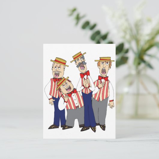 Carte Postale Quartet (Debout devant)