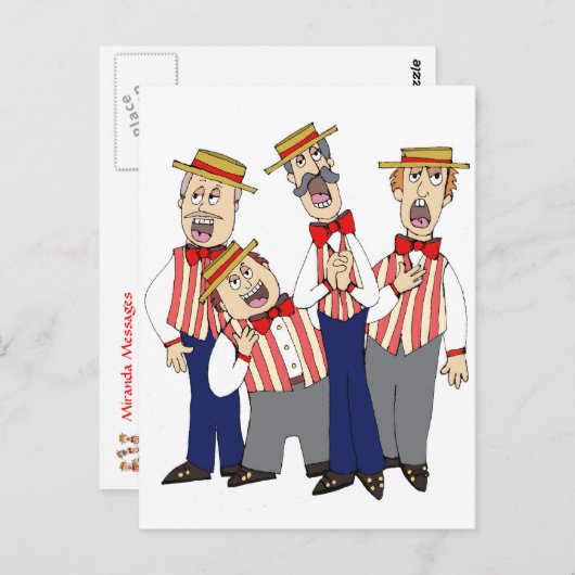 Carte Postale Quartet (Devant / Derrière)