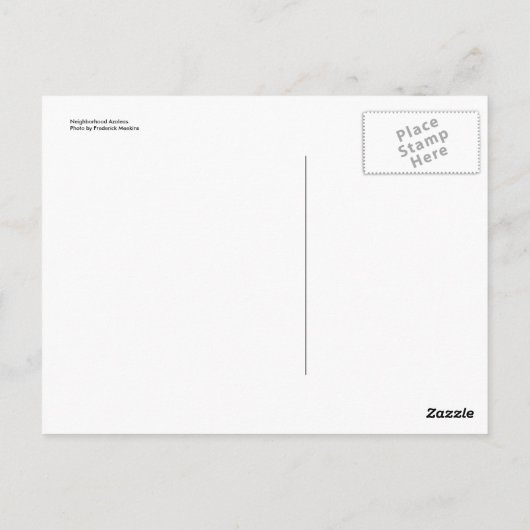 Carte Postale Quartier Azaleas (Dos)