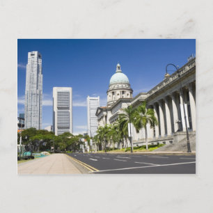 Carte Postale Quartier central de Singapour