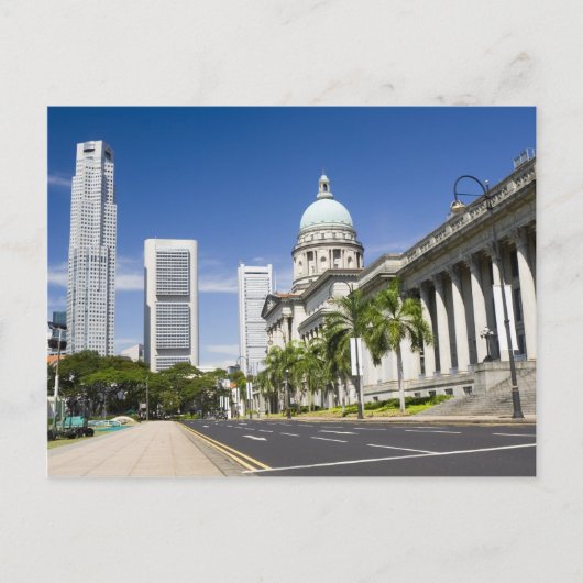 Carte Postale Quartier central de Singapour (Devant)
