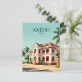 Carte Postale Quartier colonial d'Aného Togo (Debout devant)