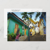Carte Postale Quartier de Las Peñas, Guayaquil, Equateur (Devant / Derrière)