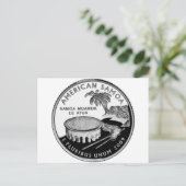 Carte Postale Quartier de l'état des Samoa américaines (Debout devant)