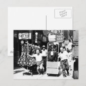 Carte Postale Quartier des vêtements des années 1950, New York (Devant / Derrière)