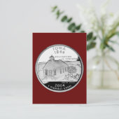 Carte Postale Quartier d'État de l'Iowa Reverse Side Faux (Debout devant)