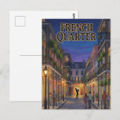 Carte Postale Quartier français (Devant / Derrière)