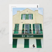Carte Postale Quartier français de la Nouvelle-Orléans (Devant / Derrière)