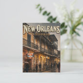 Carte Postale Quartier français États-Unis (Debout devant)