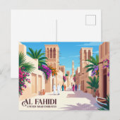 Carte Postale Quartier historique d'Al Fahidi (Devant / Derrière)