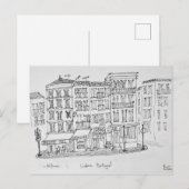 Carte Postale Quartier historique d'Alfama | Lisbonne, Portugal (Devant / Derrière)