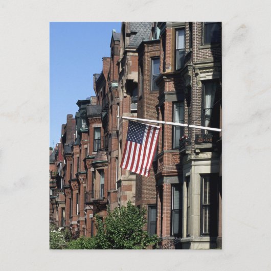 Carte Postale Quartier historique de Bay Area, Boston, Massachus (Devant)