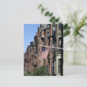 Carte Postale Quartier historique de Bay Area, Boston, Massachus (Debout devant)