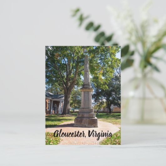 Carte Postale Quartier historique de Gloucester, Virginie (Debout devant)