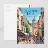 Carte Postale Quartier Latin France (Devant / Derrière)