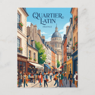 Carte Postale Quartier Latin France