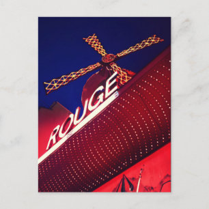 Carte Postale Quartier Pigalle Paris Nightlife Cabaret