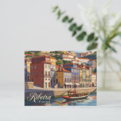 Carte Postale Quartier Ribeira Portugal (Debout devant)