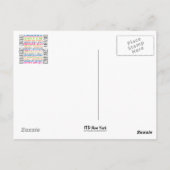 Carte Postale Quartiers NYC Arc-en-ciel (Dos)