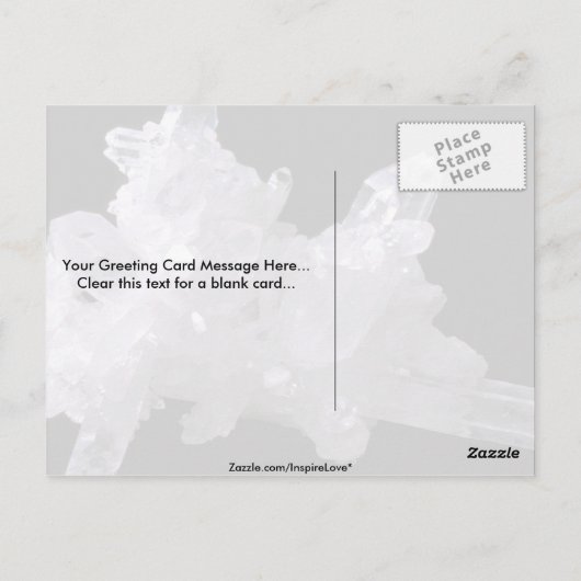 Carte Postale Quartz (Dos)