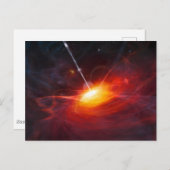 Carte Postale Quasars. (Devant / Derrière)