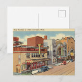 Carte Postale Quatre cinémas, Lawrence, Massachusetts (Devant / Derrière)